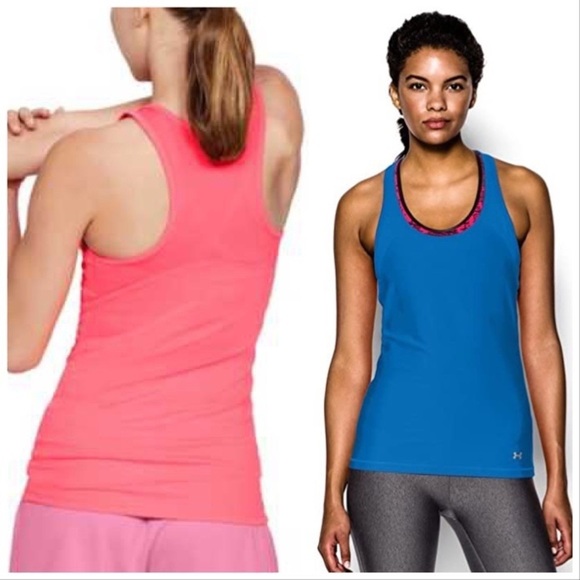 Ua Under Armour Fitted Tank Top, M. Mermaid Scales - Picture 5 of 5